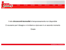 Tablet Screenshot of cliccascontitecnoutlet.iper.it